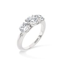 Anello Ama Donna in Oro bianco Diamante Lab Grown 1.71 Ct AMA-AN-1031-16-1.71CT - AMA-AN-1031-16-1.71CT